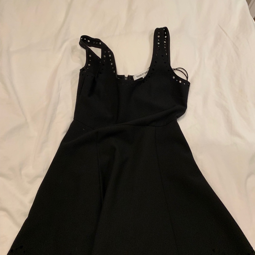 Black Elizabeth & James cute scuba material dress